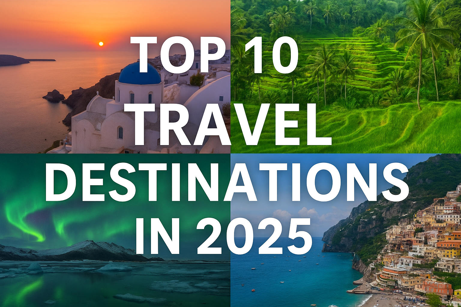 10 Breathtaking Destinations to Visit in 2025
