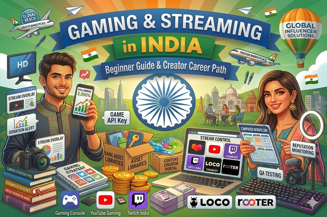 Gaming & Streaming in India (Earn Money Guide 2025)