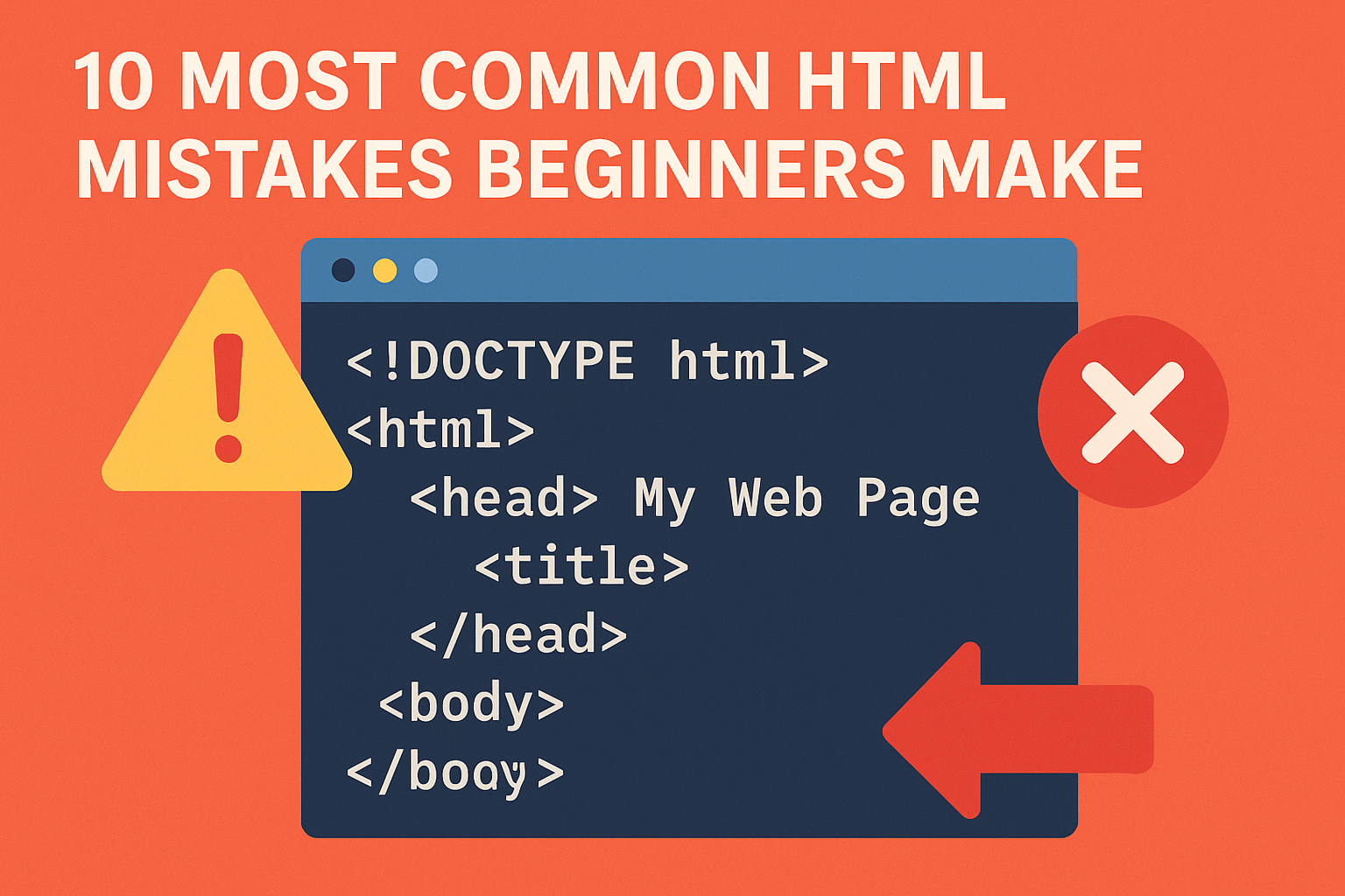 10 Most Common HTML Mistakes Beginners Make