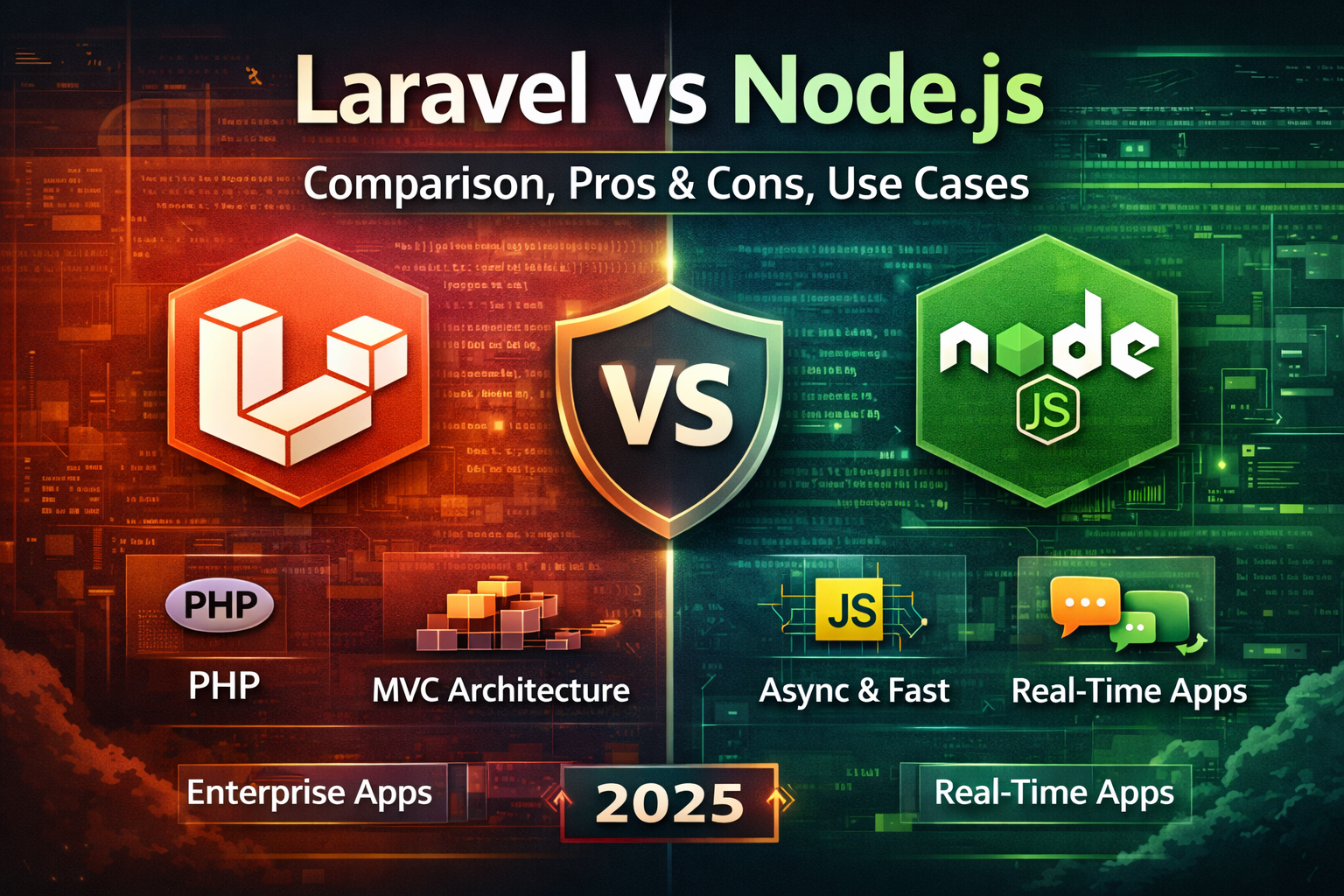 Laravel vs Node.js: Which Backend Technology Should You Choose in 2025?