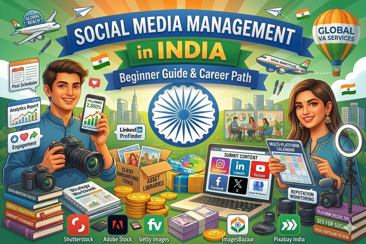 Social Media Management in India (Earn ₹50K+/Month)